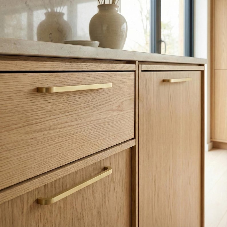 Modern U-Shaped Cabinet Handles