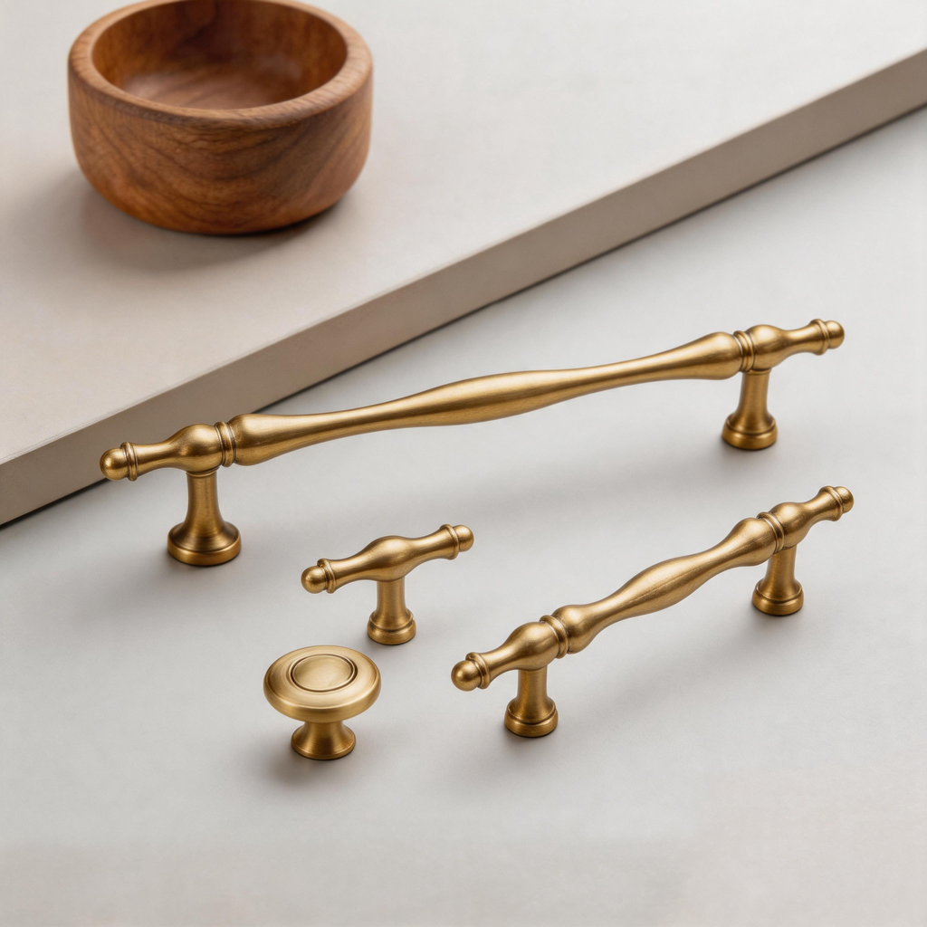 Vintage Brass Cabinet Handles & Knobs