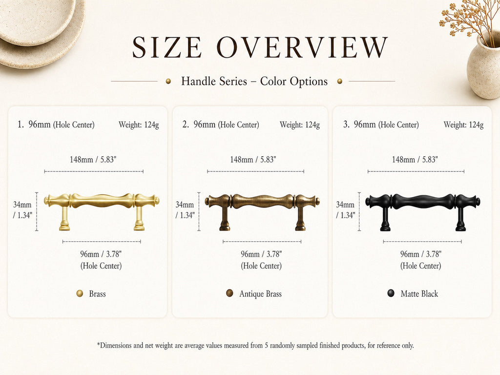 Vintage Brass Cabinet Handles & Knobs