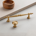 Traditional Brass Spindle Handles & Round Knobs