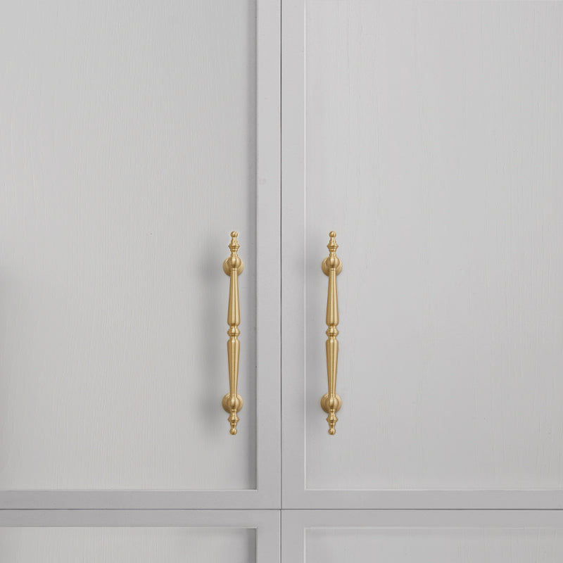 Traditional Brass Spindle Handles & Round Knobs