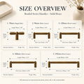 Rounded Brass Cabinet Handles