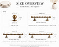 Beaded Brass Cabinet Handles with Ball Finials