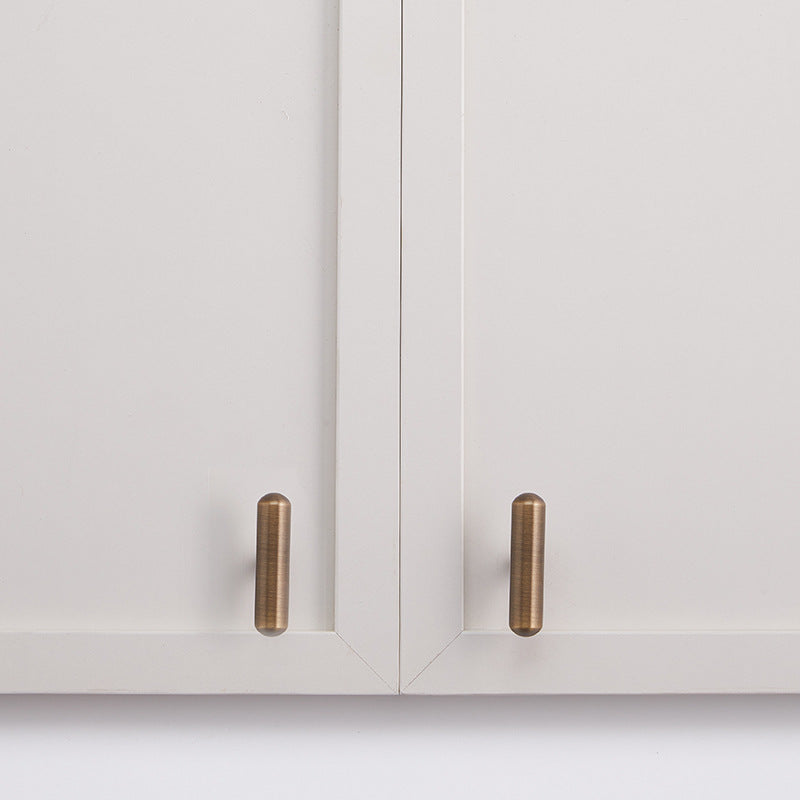 Rounded Brass Cabinet Handles & T-Bar Knobs